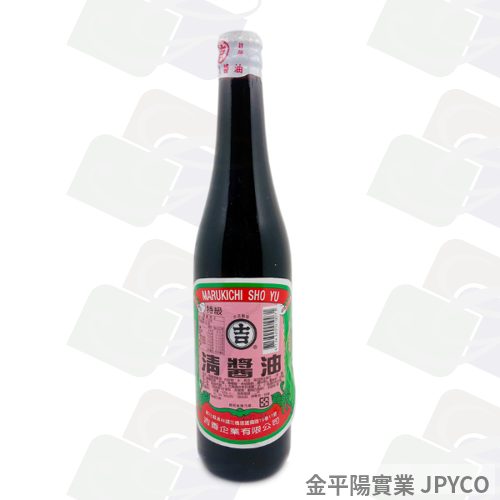 吉-特級清醬油(下清油)(白蓋) 520cc*12入