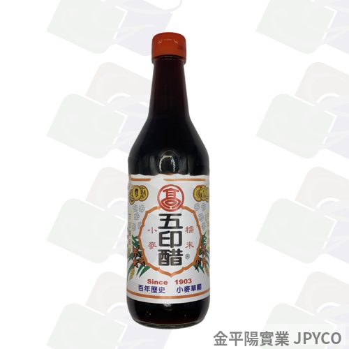 高印 五賢醋(五印醋) 520ml*12入