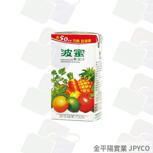 波蜜 果菜汁 鋁箔300ml*24入(6入組)