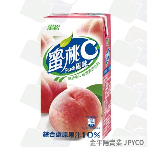 黑松 蜜桃C果汁飲料 鋁箔300ml*24入