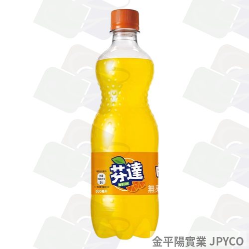 芬達 橘子汽水 小保600ml*24入(4入組)