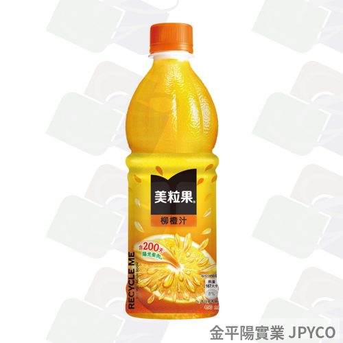 美粒果 柳橙汁 小保450ml*24入(4入組)