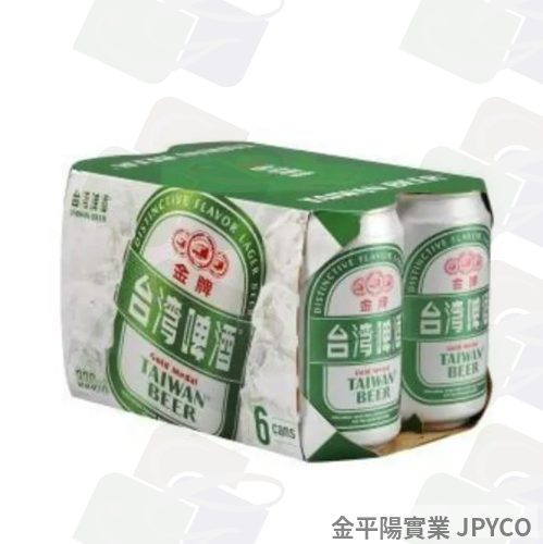 台啤 金牌台灣啤酒(6入組) 罐裝330ml*24入