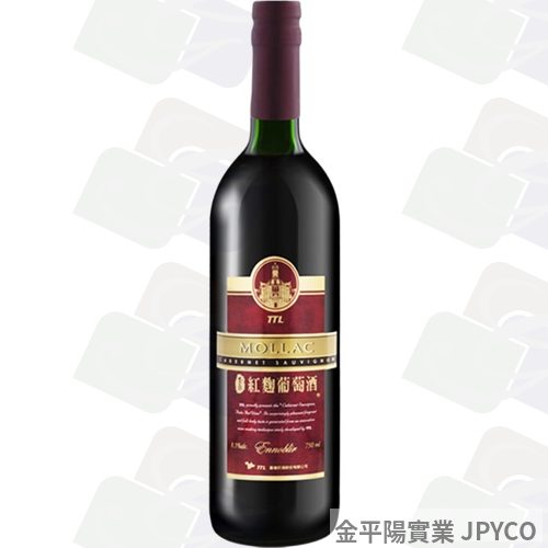 公賣局 玉泉紅麴葡萄酒 750ml*12入