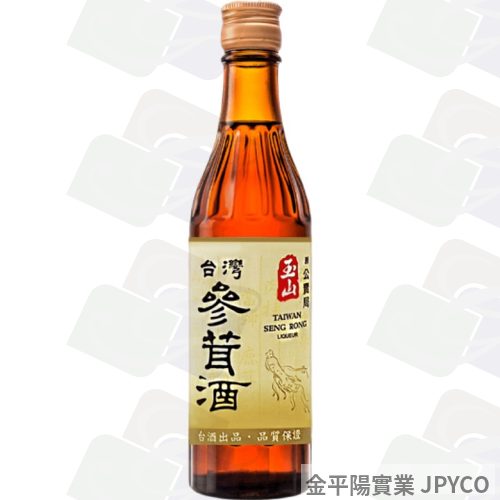 公賣局 玉山台灣參茸酒25度 300ml*24入
