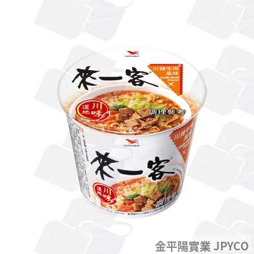 統一 來一客-川辣牛肉 67g*12入