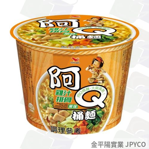 統一 阿Ｑ桶麵-雞汁排骨 107g*12入