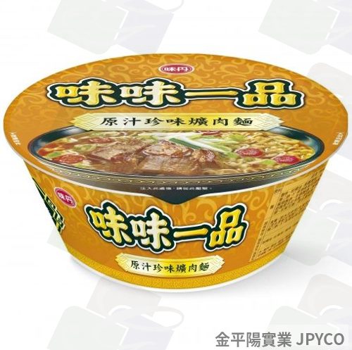 味丹 味味一品-原汁珍味爌肉麵(碗) 190g*8入