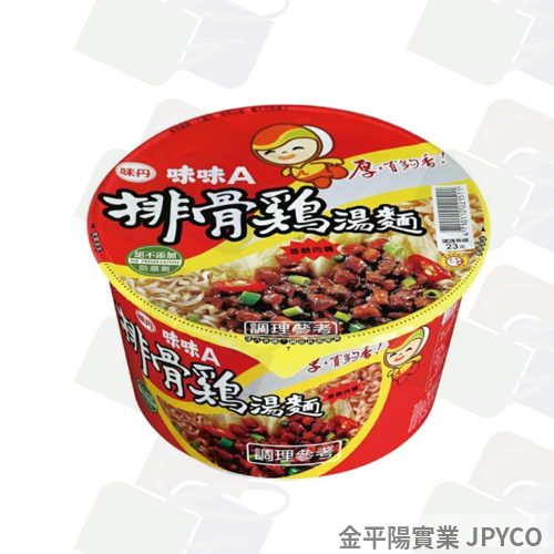 味丹 味味A-排骨雞湯麵(碗) 90g*12入