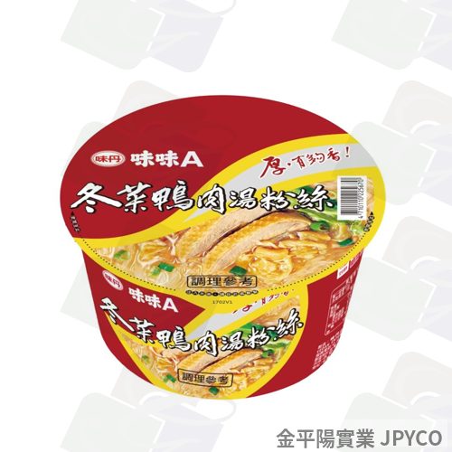 味丹 味味A-冬菜鴨肉湯粉絲(碗) 60g*12入