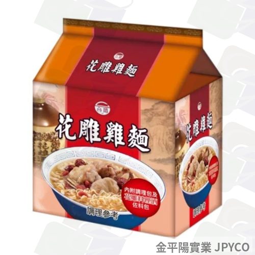 台酒 花雕雞麵(包) 200g*12(3*4)入