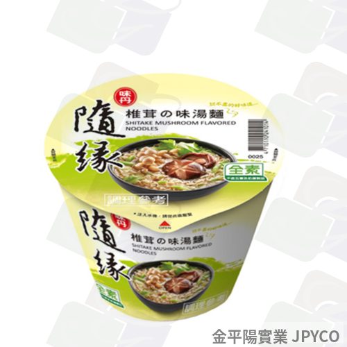 味丹 隨緣-椎茸之味湯麵(碗) 60g*12入