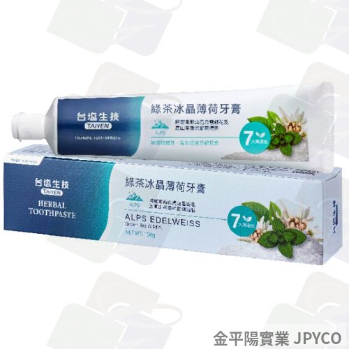 台塩生技 綠茶冰晶薄荷牙膏 150g*48入