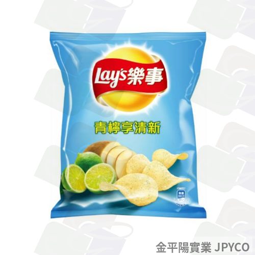 -樂事 洋芋片(青檸享清新味) 34g*12入