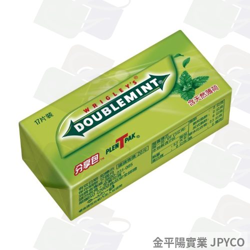箭牌-青箭口香糖(大青箭)(17片裝) 51g*12入