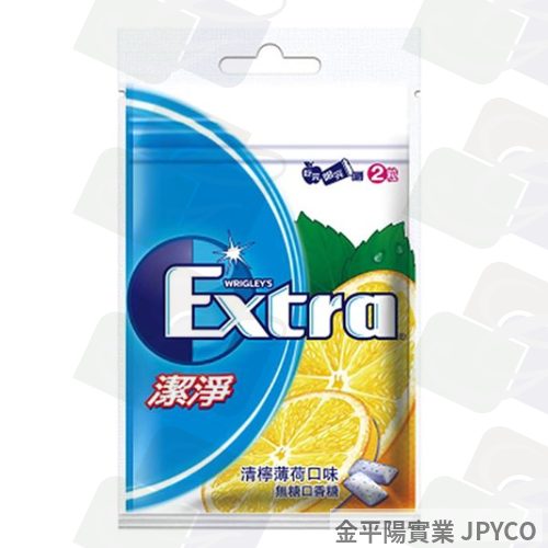 Extra 木糖醇無糖口香糖-清檸薄荷 28g*10入