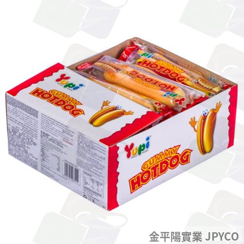 Yupi呦皮 大熱狗軟糖 28g*24入*1盒