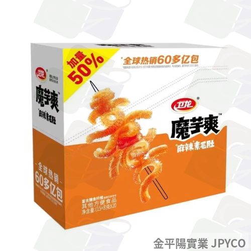 (平)魔芋爽 香辣素毛肚-麻辣(橘) 23g*20包/盒