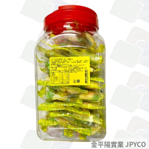宏銘 香蕉造型軟糖(桶) 18g*36入